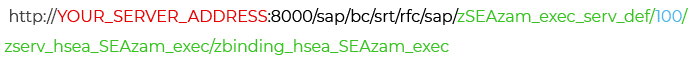 SEAzam - Transactional tasks - Web Service HTTP